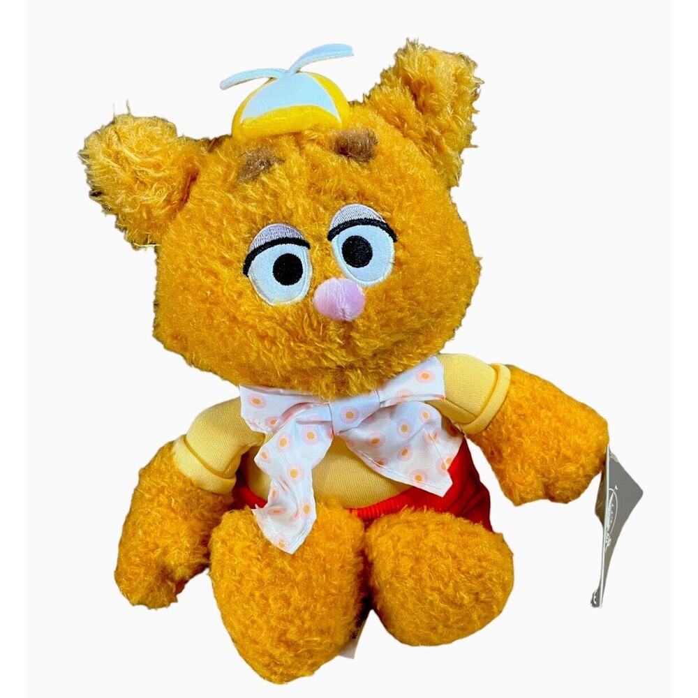 Disney Store Baby Fozzie Bear Plush Muppet Babies 13 inch NWT Stuffed Animal Toy